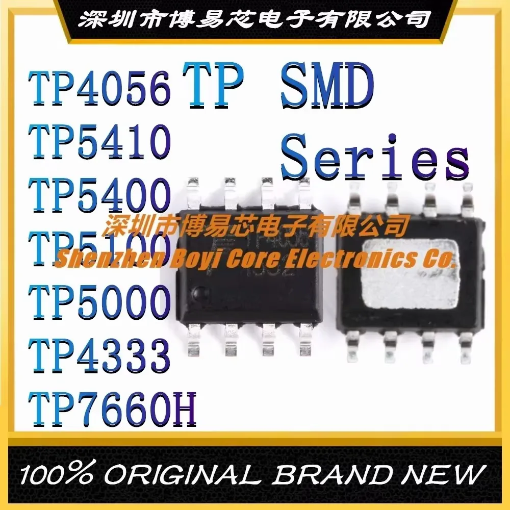 

TP4056 TP5410 TP5400 TP5100 TP5000 TP4333 TP7660H Evaluation board