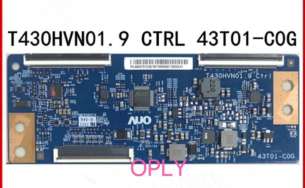 T-Con Board For Genuine Original T430HVN01.9 Ctl43T01-C0A/G Logic Board in Stock