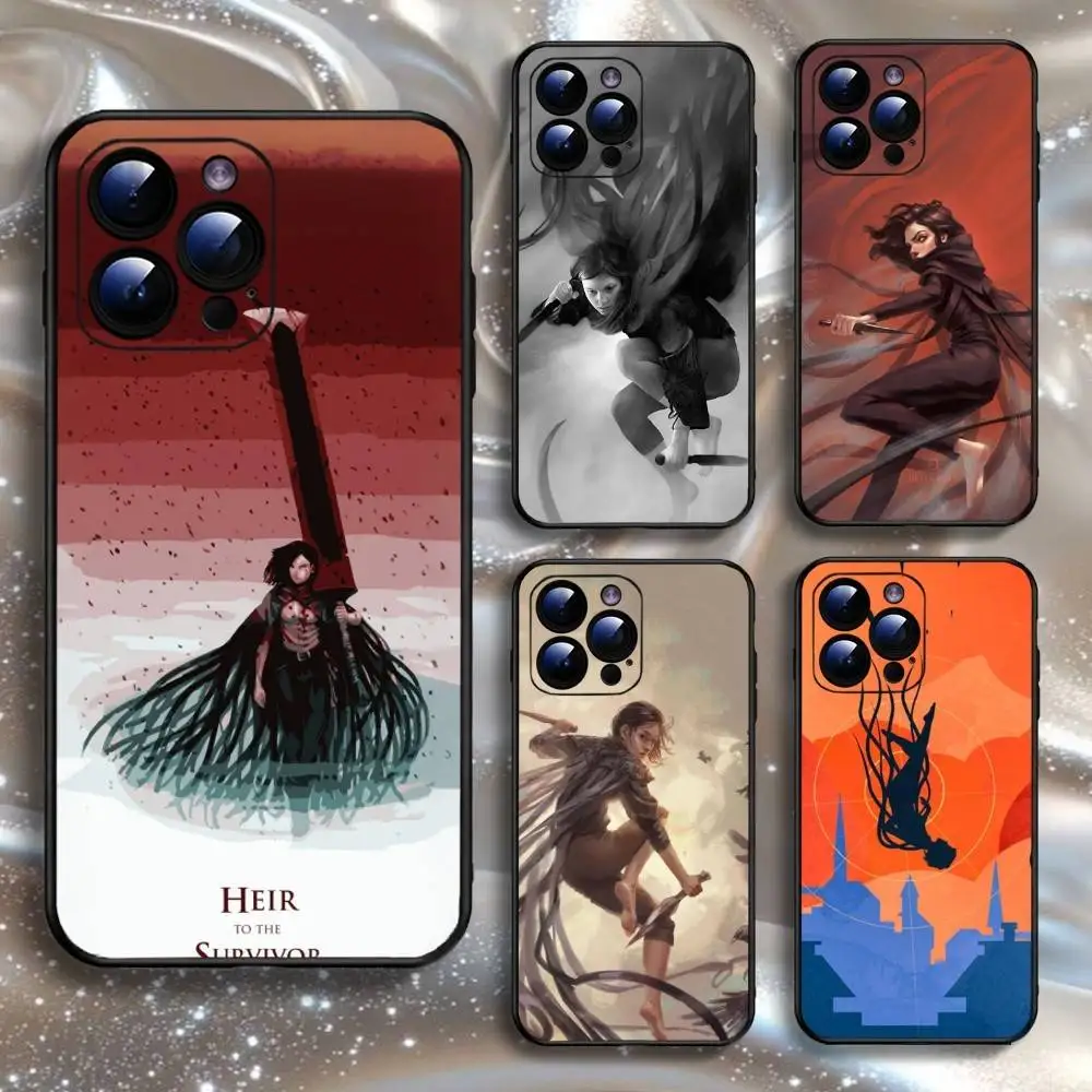 

M-Mistborn T-Trilogy V-Vin Phone Case For iPhone16,15,14,13,12,11 Plus,Pro Max,XS,X,XR,SE,Mini,8,7,Soft Silicone Black Cover