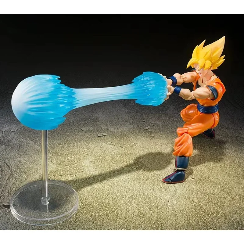 Original Bandai S.H.Figuarts Super Saiyan Son Goku Effect Part Set Instant Transmission Kamehameha Dragon Ball Z in Stock Toys