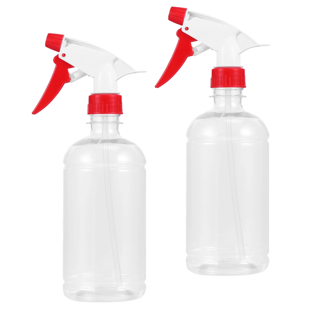 

2pcs 500Ml Disinfectant Sprayer Alcohol Spray Bottle Eco-Friendly Plastic Ethyl Alcohol Container Durable Liquid Bottle For
