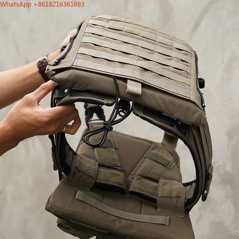 Limited Offer Military Fan Tactical Vest Front And Rear Plates With H Frame Flap Triple Set