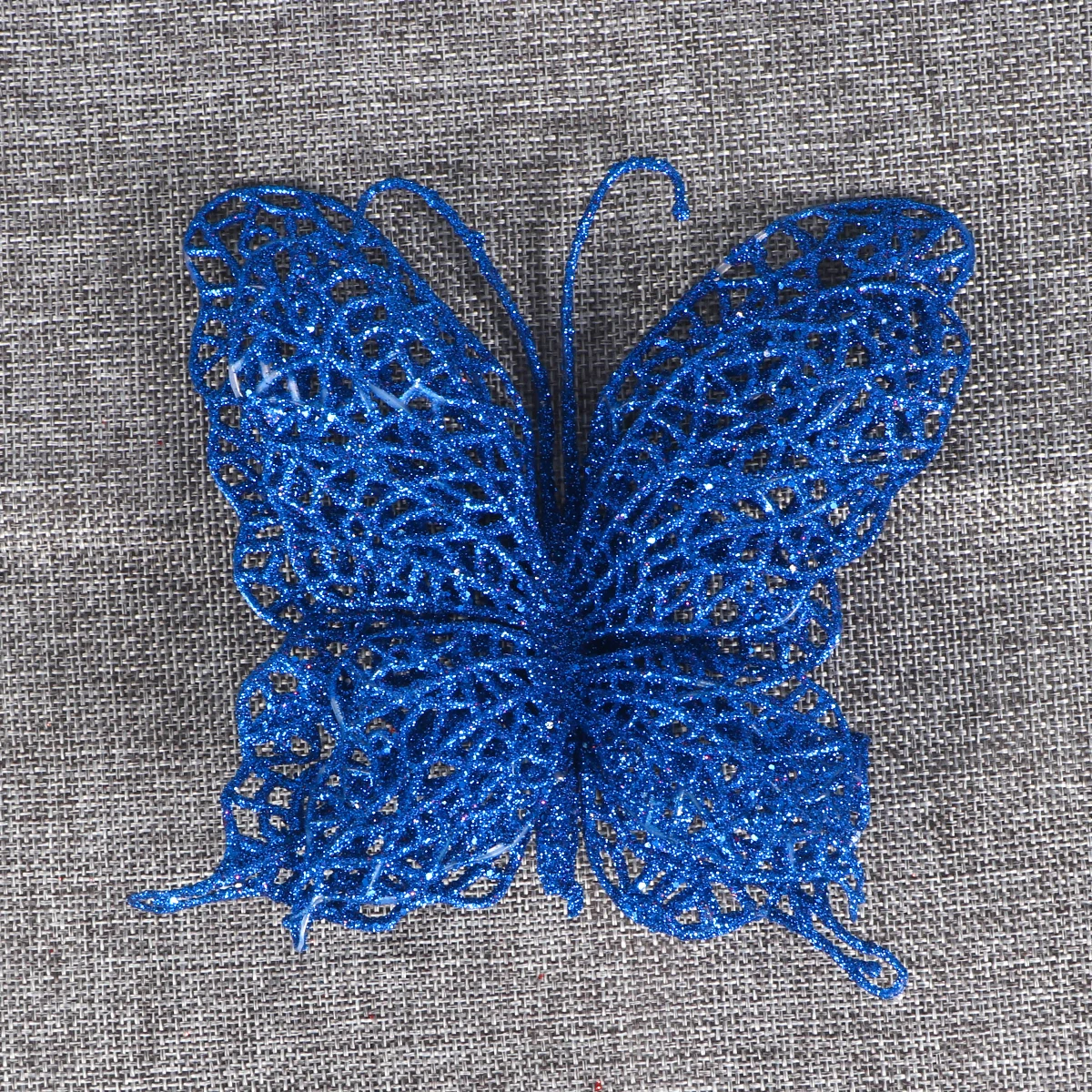 

6pcs Butterflies Decor Sparkling Wing Tree naments Fence Decorations Home Christmas Tree Decorations Seasonal
