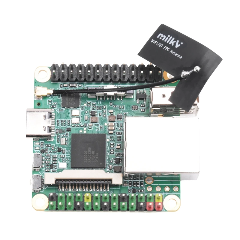 Milk-V Duo S 512M-WIFI Development Board RISC-V Linux Wifi6/BT5 100Mbps Network Port Milk-V Duo S 512MB SG2000 Module