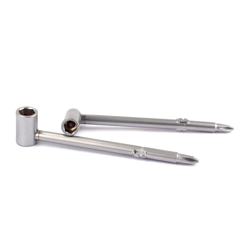 

2 Pcs Long Short Wrench Guitar Truss Rod Ordinary Hexagon Tool Regular Metal for