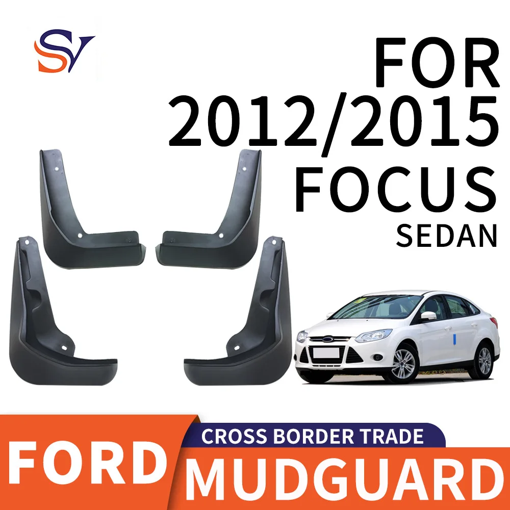 

Car mudguard is Suitable for 2012/2015 Ford Focus sedan FOCUS SEDAN car tire fender PP soft rubbercar accessoriesmud flaps