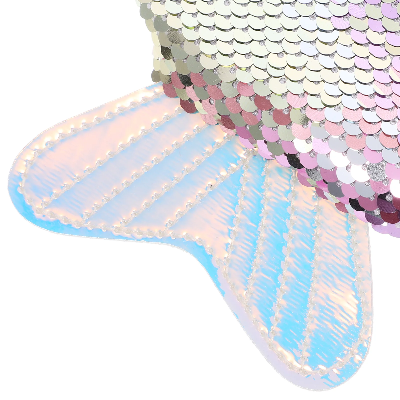 

PU Fish Tail Waist Bag Pink Mini Crossbody Multifunctional Purse Lightweight Travel Hiking Cycling Walking