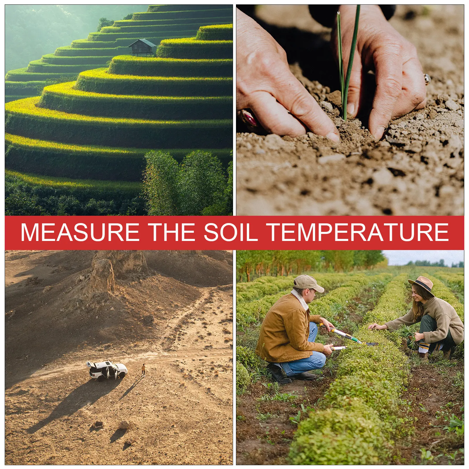

Термометр для почвы на длинной ножке из нержавеющей стали: профессиональный измерительный инструмент для надежного измерения температуры почвы в садоводстве