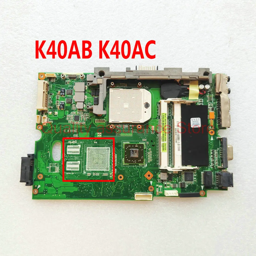 For ASUS K40AB K40AC K50AC  Laptop Motherboard DDR2 K40AC Notebook Mainboard