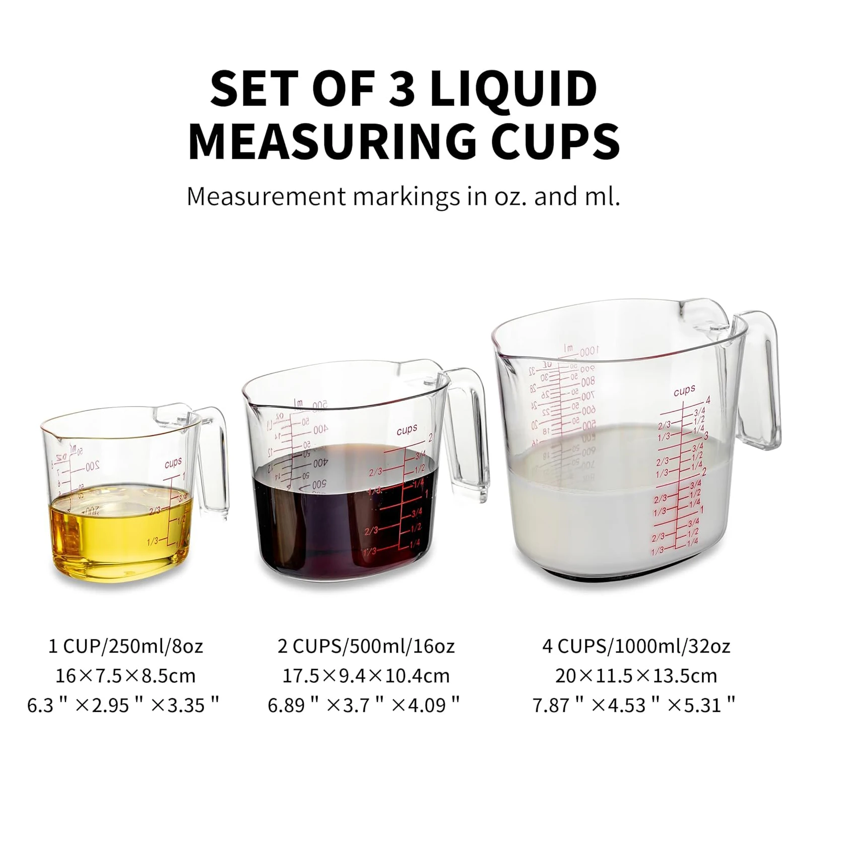 3PCS Nesting Liquid…