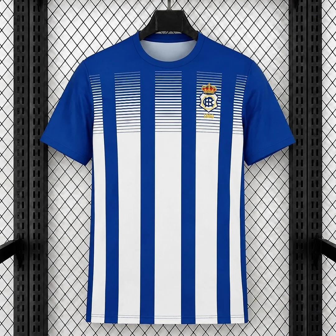 26-27 New Oviedo Football Jersey Summer 3D Printed Quick Drying Sports Men's and Women's Short Sleeved T-shirt