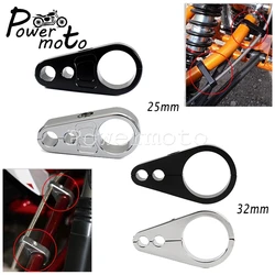 Motorcycle Frame Handlebar Cable Clamp Brake Line Clutch Brake Cable Wire Clamp Clip Cable For Harley Touring Universal 25/32mm