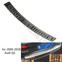 Protecteur de Pare-Chocs Arrière en Acier Inoxydable, pour Audi Q5 2009 2010 2011 2012 2013 2014-2016 2018 2019