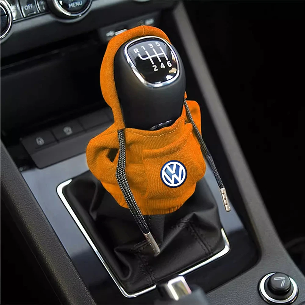 Car Gear Shift Hoodie Cover Shift Cover Gear Handle Decoration for Volkswagen VW Golf 6 7 MK4 TSI TDI Magotan B5 B6 B7 Touareg