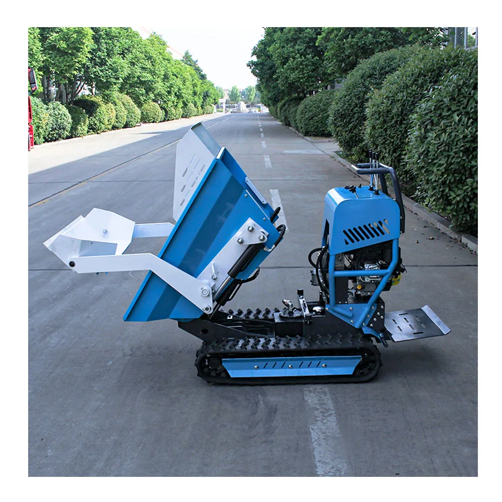 Chinese Manufactory 0.4 Ton Agriculture Mini Farm Dumper Crawler Truck T500
