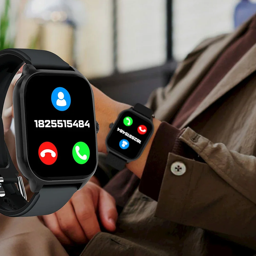 NEW 2.01\'\' Smartwatch Fitness Tracker Clock Sports Smartband Blood Pressure Monitor Smart Watches for Men Women IOS Android 2026