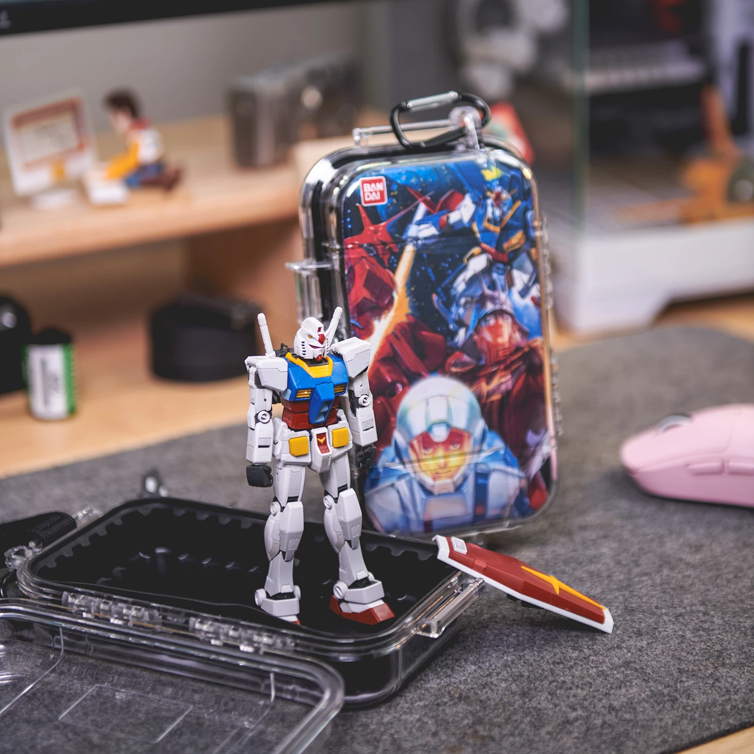 ガンダム　フィギュア10体セット　外箱なし　保管ケース付き FIG](BOX)(食玩)機動戦士ガンダム GフレームFA REAL TYPE SELECTION
