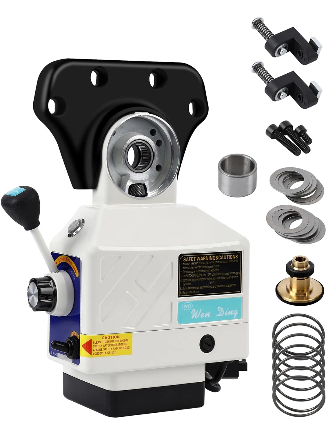 Alimentación de potencia del eje X del eje Z para fresadoras eléctricas, par de 450 LB, 110 V, alimentación de potencia de fresadora de velocidad ajustable de 0-200 PRM