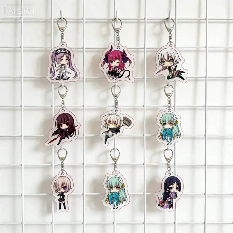 Anime game Fate/Grand Order character Acrylic key chains bracket desktop bookshelf decoration collection Festivals Gifts