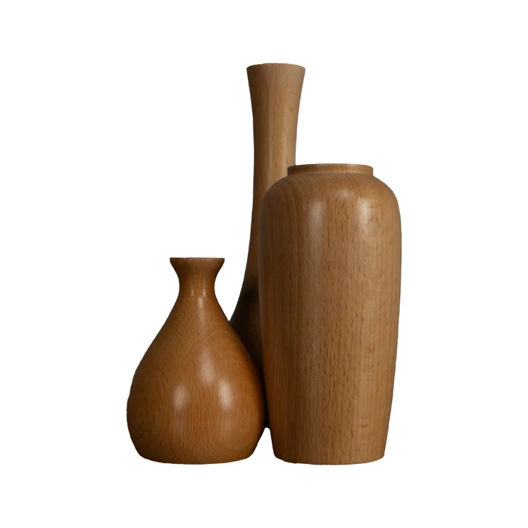 

Simple home furnishings, family decorations, wooden vases, office, dining room, living room, wedding photo props