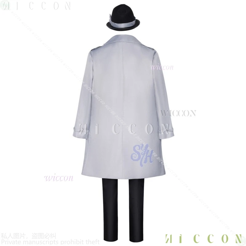 أزياء الهالوين Azul Ashengrotto التأثيرية لعبة Octavinelle أنيمي زي النمط البريطاني معطف وشاح قبعة الكبار النساء disfraz 2134