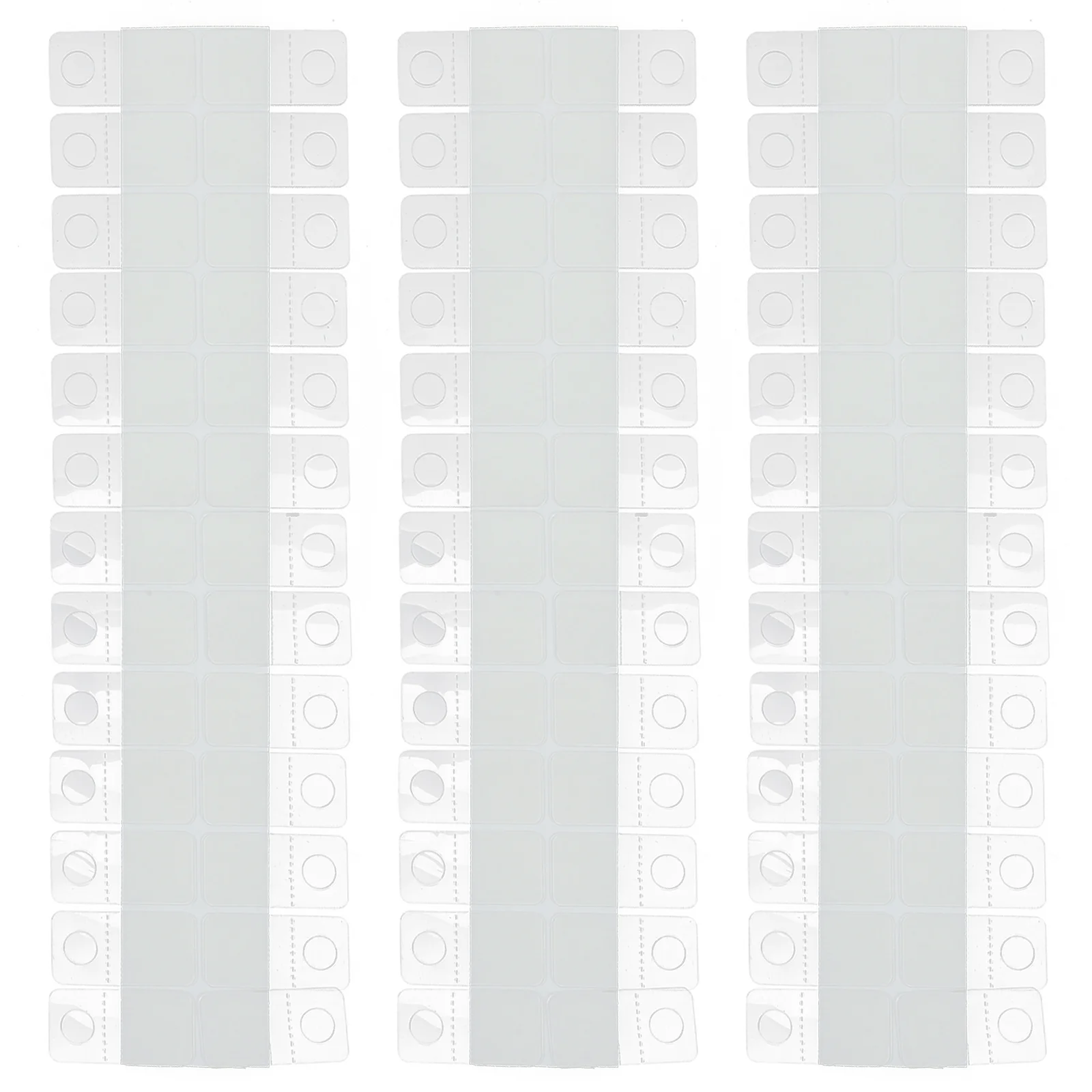 

100 Pcs Transparent Stickers Aircraft Hole Hook Adhesive Tabs Clear Hooks Hanging Hanger Tags Pegboard Display Hangers Retail