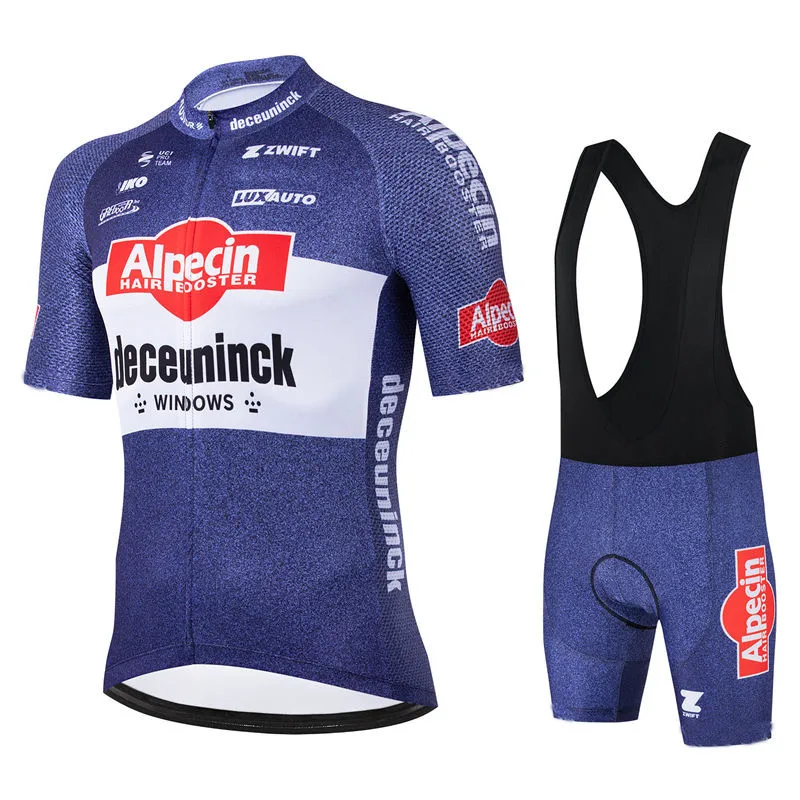 Cycling Jersey 2025 Alpecin Team Summer Cycling Jersey Set Breathable Racing Sport Mtb Bicycle Jerseys Men's Cycling Clothing