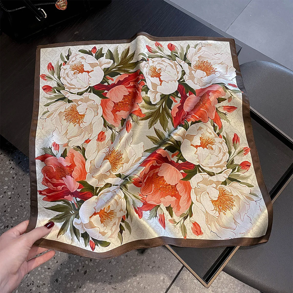 

Модный 100% натуральный шелковый шарф, женские шали, накидки для женщин, шейный платок, платки, пашмина, женская шаль, хиджаб, бандана, 2025