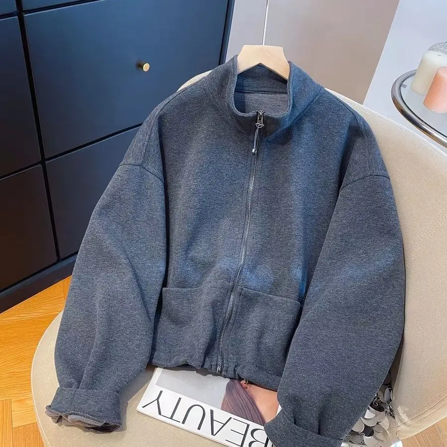 

Утепленная флисовая куртка-худи на молнии для женщин: новая, красивая, уникальная, теплая верхняя одежда с длинными рукавами для осени и зимы