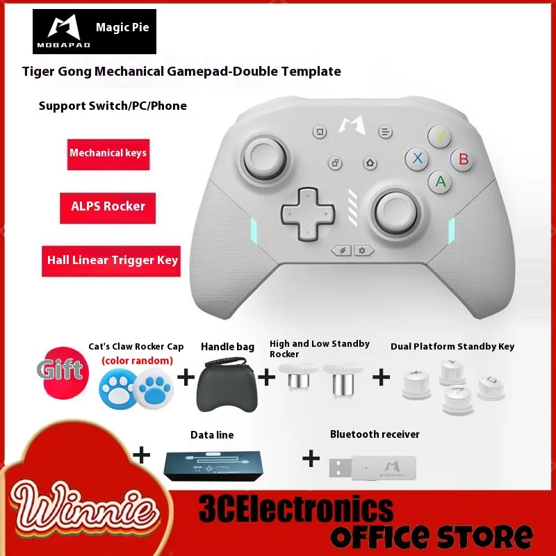 

2024new Mobapad Huben M9 Bluetooth Gamepad Wireless Game Controller For Nintendo Switch Pc Android Ios Phone Joystick Gamepads