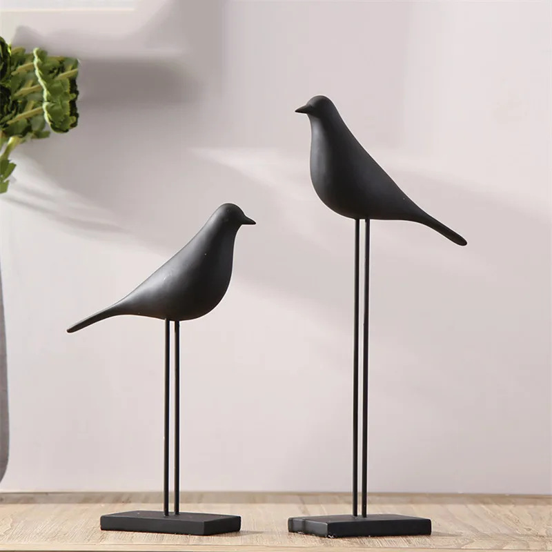 

Nordic bird resin ornaments, animal creativity, simple living room, office model room, desktop, home, and soft decoration