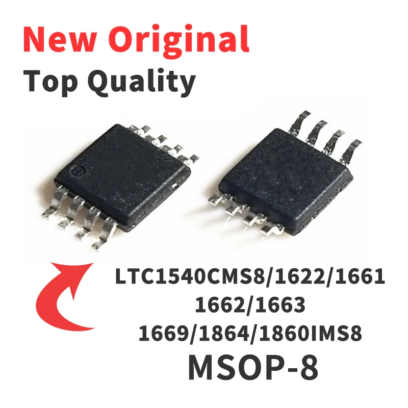 LTC1661CMS8 LTC1669CMS8 LTC1663CMS8 LTC1661IMS8 LTC1661CMS8 LTC1622CMS8 LTC1540CMS8 LTC1864CMS8, MSOP-8, 1 PC