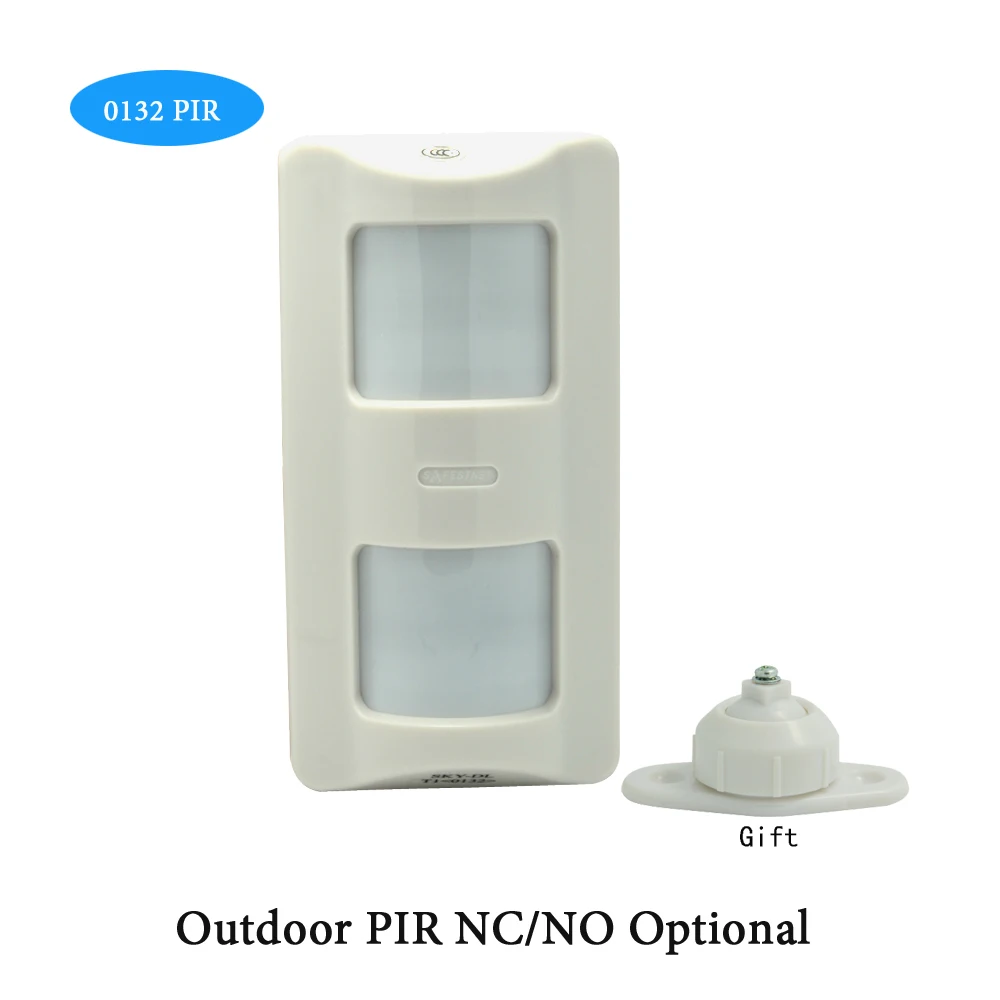 1Pcs Wired Outdoor Infrared Motion Sensor Self Defense PIR Alarm 3 Infrared Sensor Intruder Alarm NC NO Relay Output Options