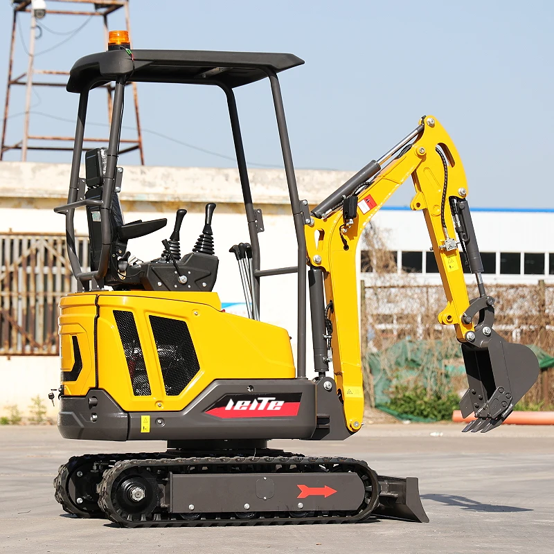CE Approved Micro Excavating Machine Crawler Small Digger 1.6 Ton Wholesale 1 Ton Mini Excavator With Attachment customized