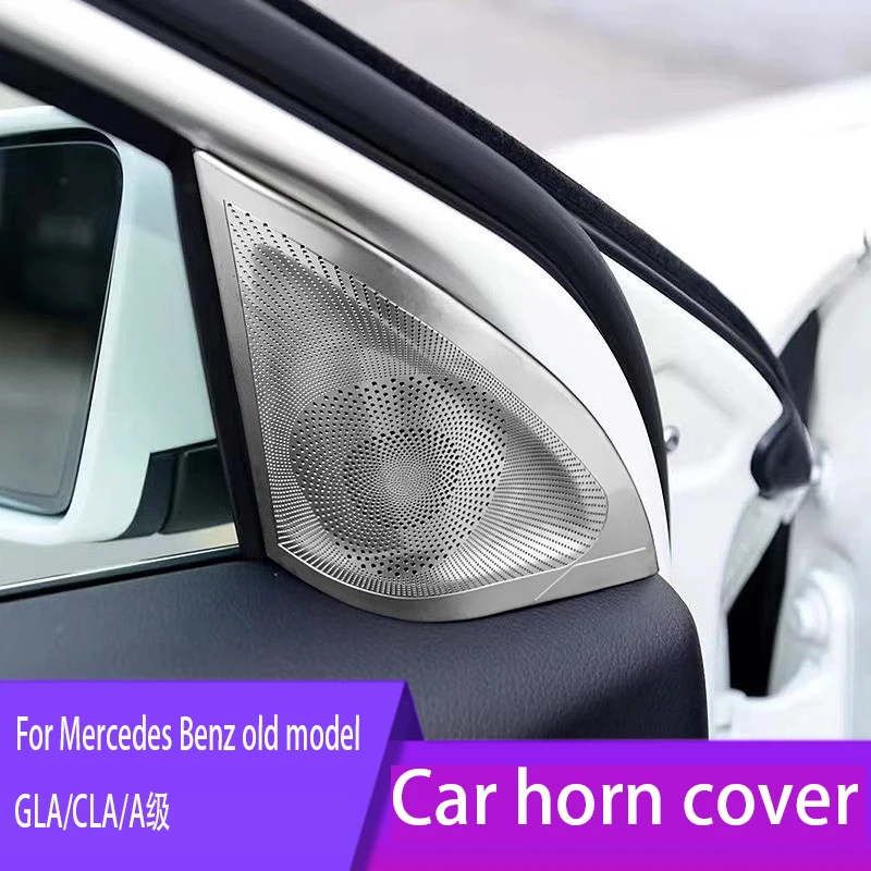 

Car styling Car High speaker Car Door Loudspeaker Trim Cover For Mercedes Benz A GLA CLA Class W176 X156 C117 Auto Accessories