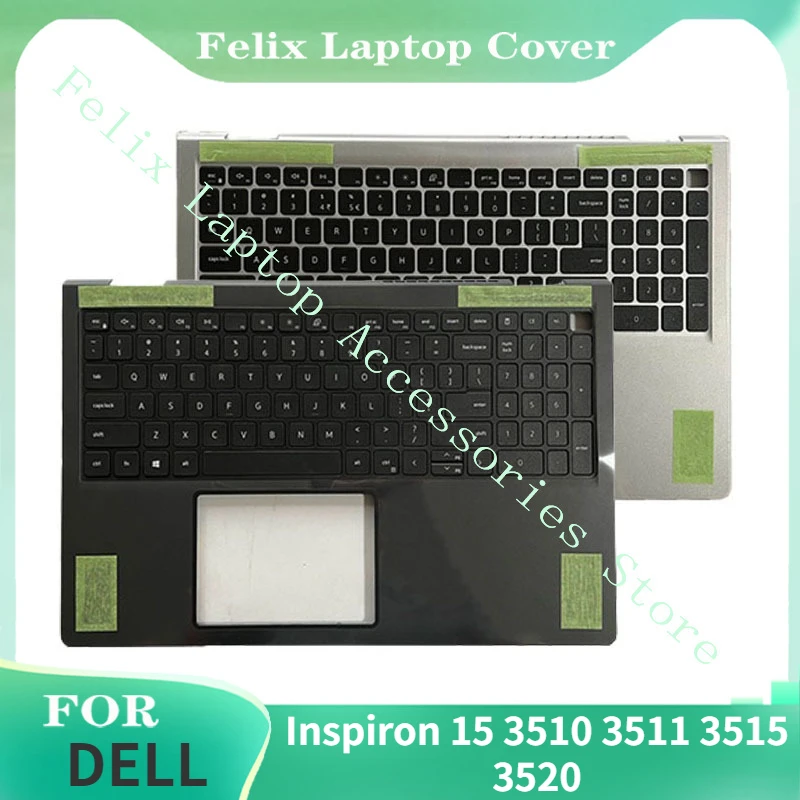 

Original New For Dell Inspiron 15 3510 3511 3515 3520 3521 3525 054WVM 0HRHC5 Palmrset Upper Cover with US Keyboard Replacement