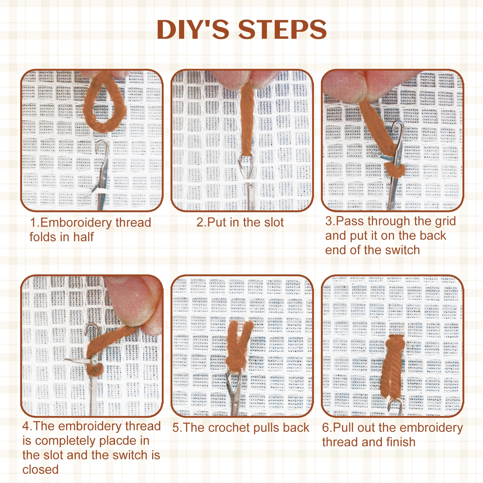 Latch Hook Rug Kit DIY Latch Hook Kit Fox Pattern Latch Hook Rug Practical Hook Rug for Kids Adults Handmade Lovers Beginners