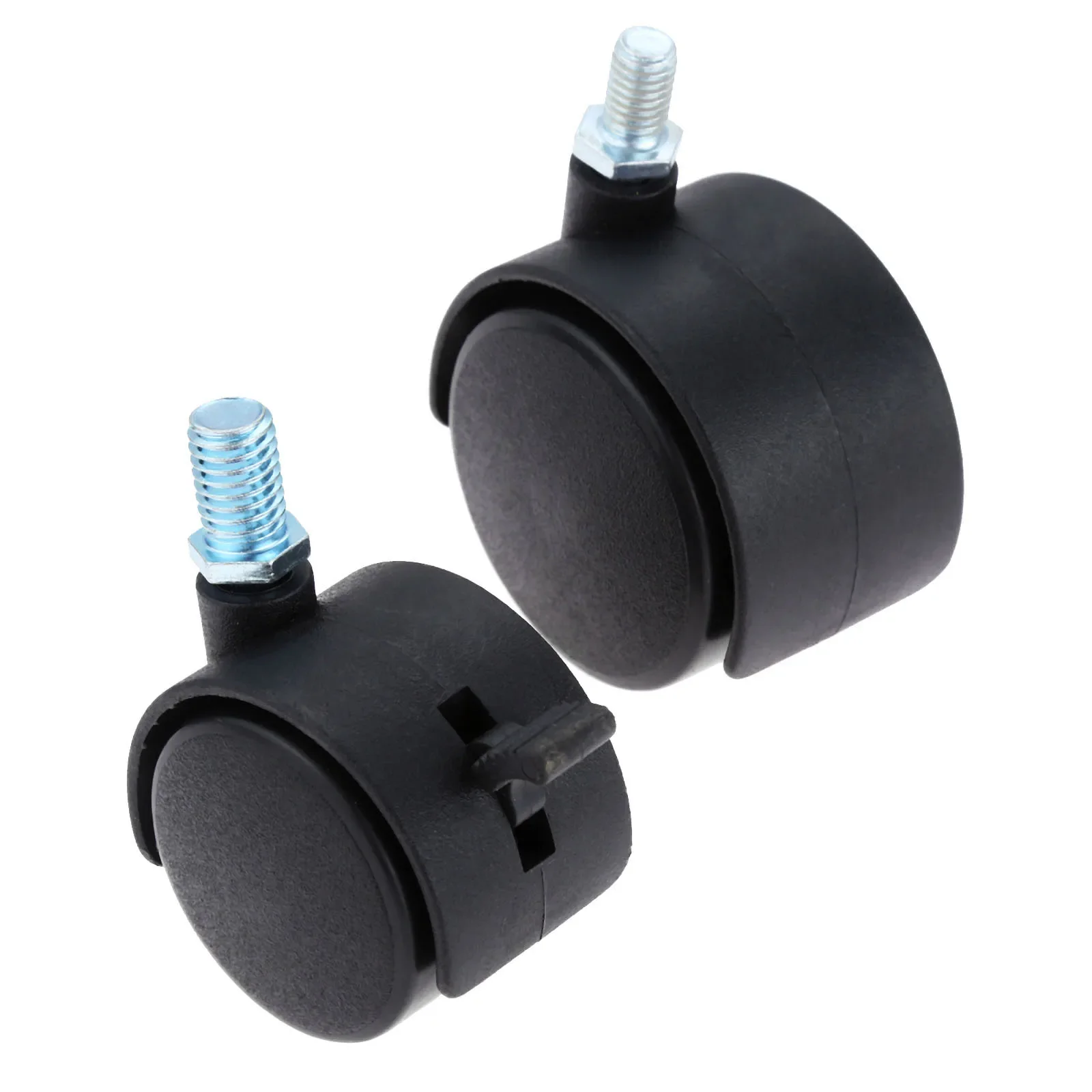 1 Pc 360 Degrees Swivel Universal Sliding Wheels Furniture Casters 1/1.25/1.5/2 Inch Brake for Carts Computer Chair Wheelchairs