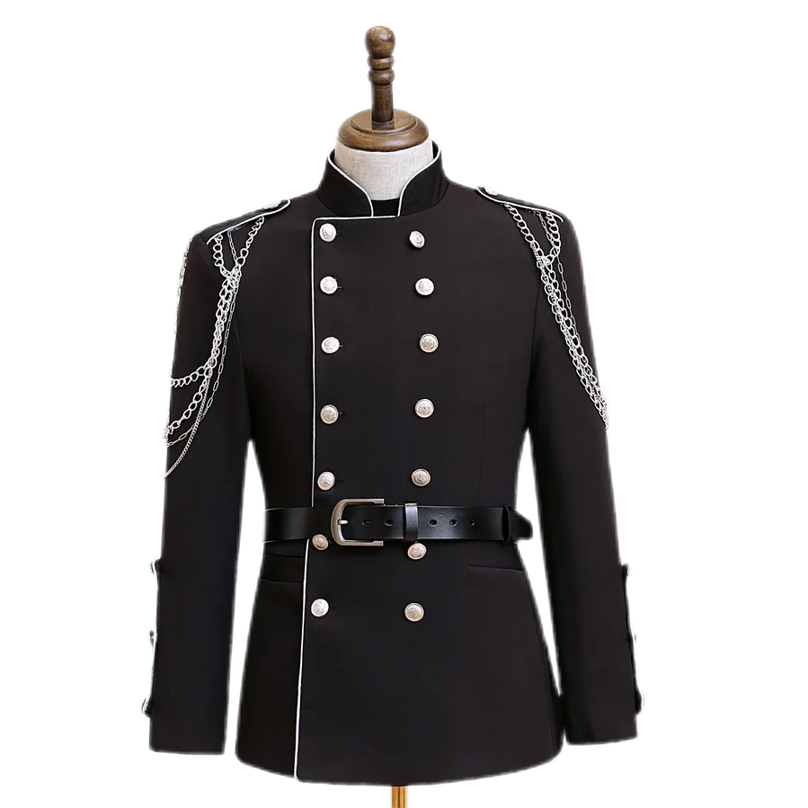 Sansour Punk Rock Stage Blazer Black 4