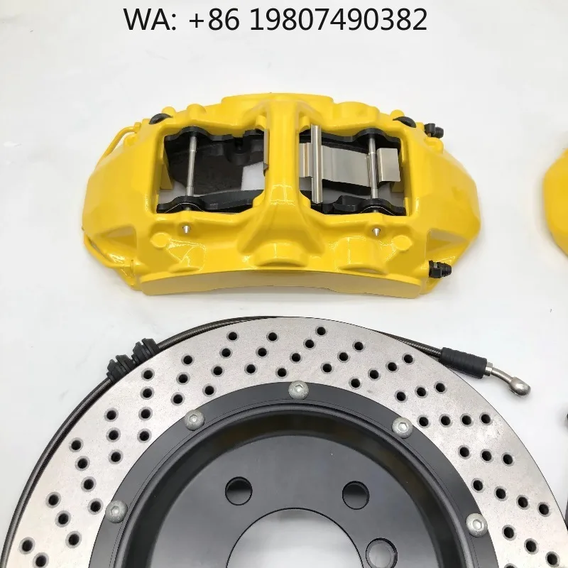 

330x28mm 4 Piston Brake Kit High Performance Racing Modified Caliper Disc System For 2011 Two Door Compact Sports Car