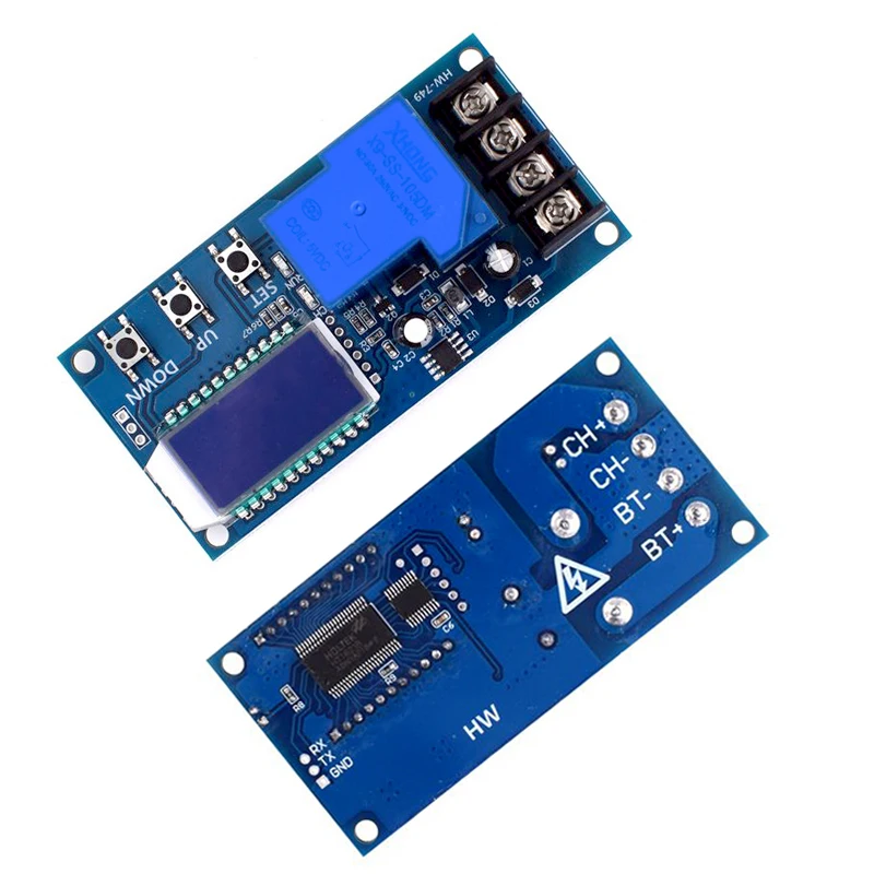 DC 6-60V 30A Lead-acid Solar Battery Charge Controller Protection Board Charger Time Switch 12V 24V 36V 48V Battery Capacity