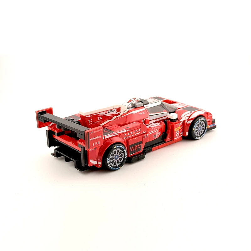 City Car Speed Racing Model MOC Building Bricks Sportscar TR010-7 Modular Technology Gifts Holiday Assemble Children Toys Suit view 3