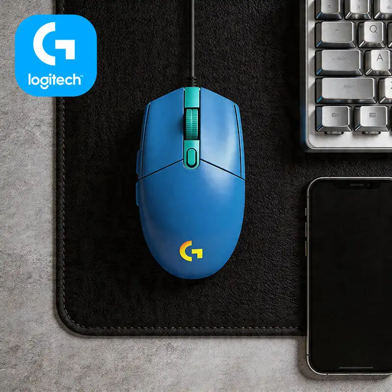 

Игровая мышь Logitech G102 с проводным подключением, 16,8 млн RGB-цветов, 20 млн нажатий без повреждений, высокоскоростная реакция
