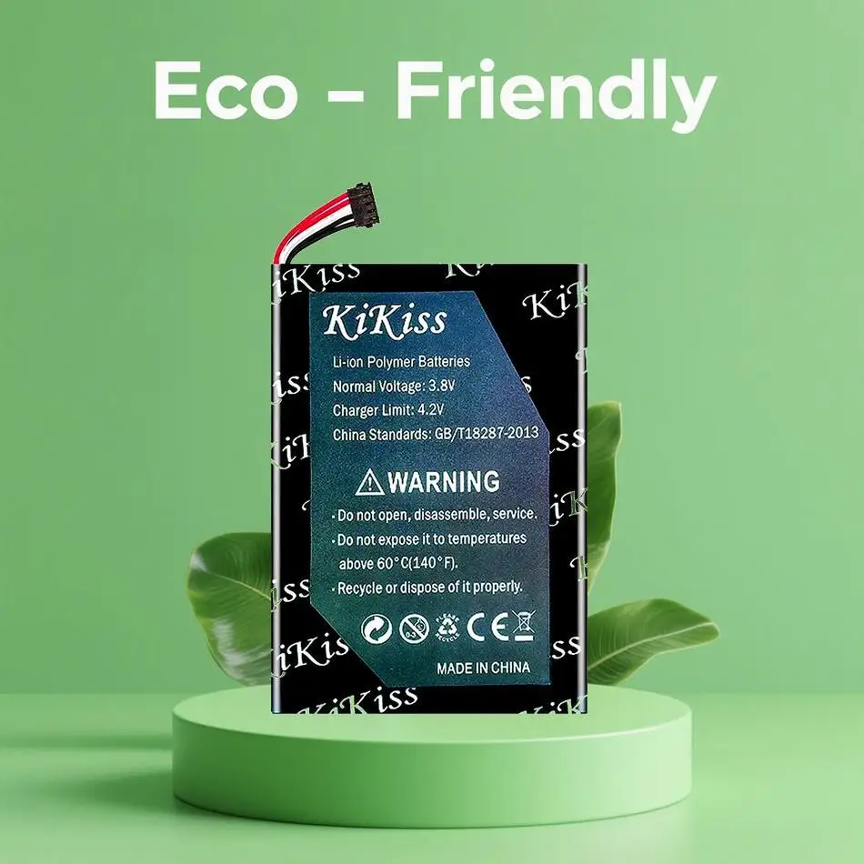 

Kikiss Battery 6100Mah B15169 For Ring Stick Up Cam Home Security Camera