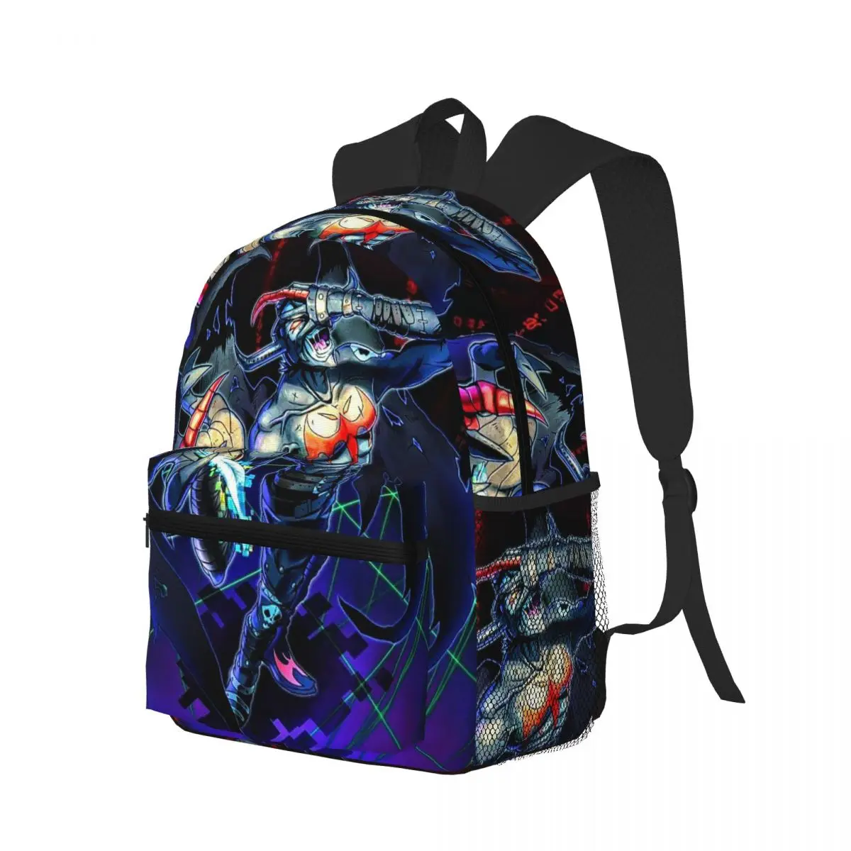Anime Digimon Lady Devimon Student Backpack School Bag Hiking Travel Daypack for Men Women Fashion Bookbag Shoulder Bags