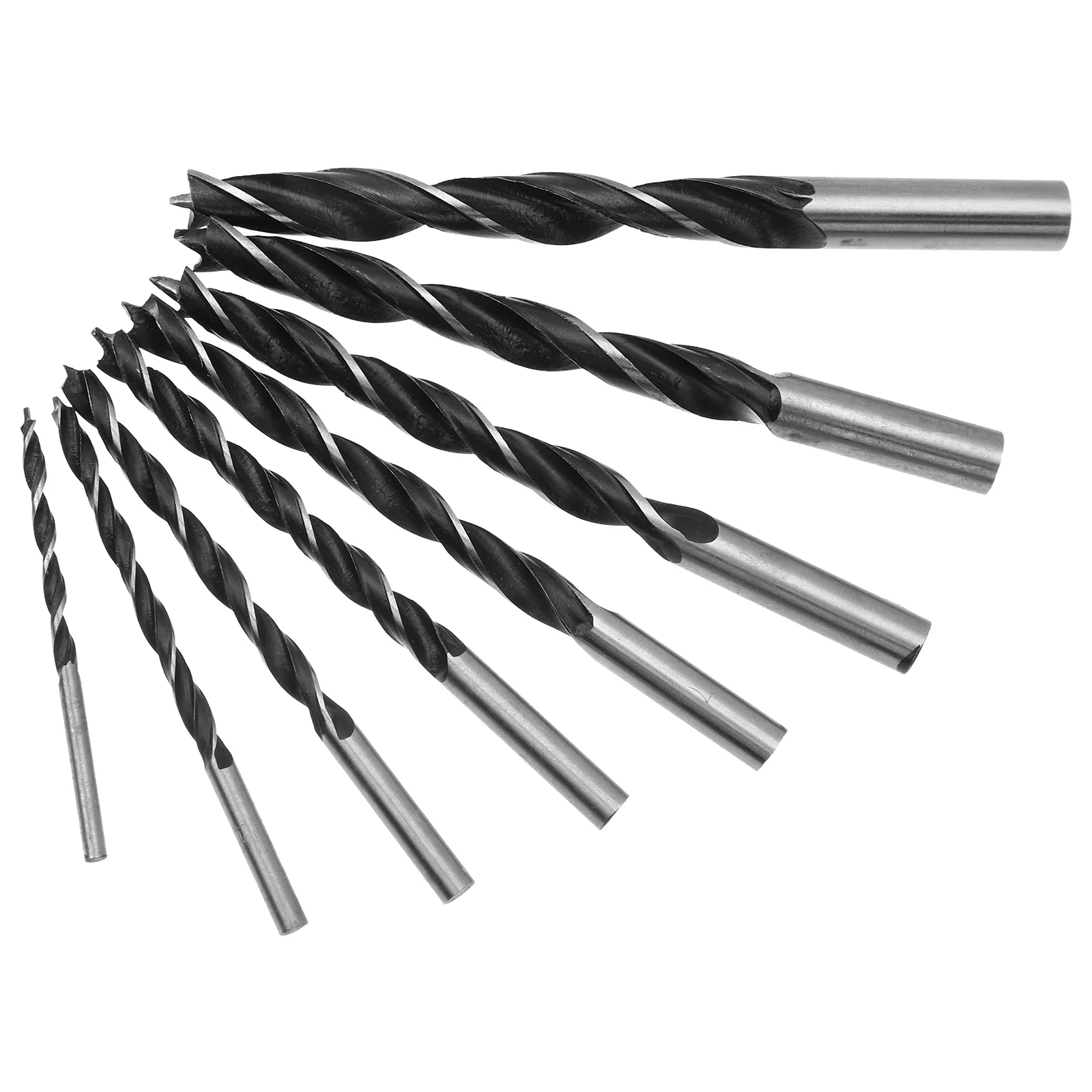 8Pcs Stainless Steel Drill Bit Set Durable High Hardness Quick Drill Bits for Copper Stainless Steel