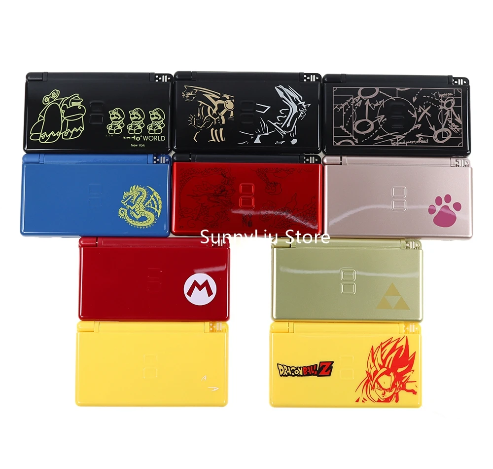 1set For NDSL Housing Case with Full Buttons Limited Edition Design for Nintendo DS Lite Housing Shell Cover Case Replacement