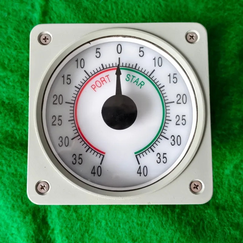 New Jinzhou Zhengtong Aviation OQF2D-1 50/60HZ Rudder Angle Receiver Embedded Rudder Angle Indicator 1PCS