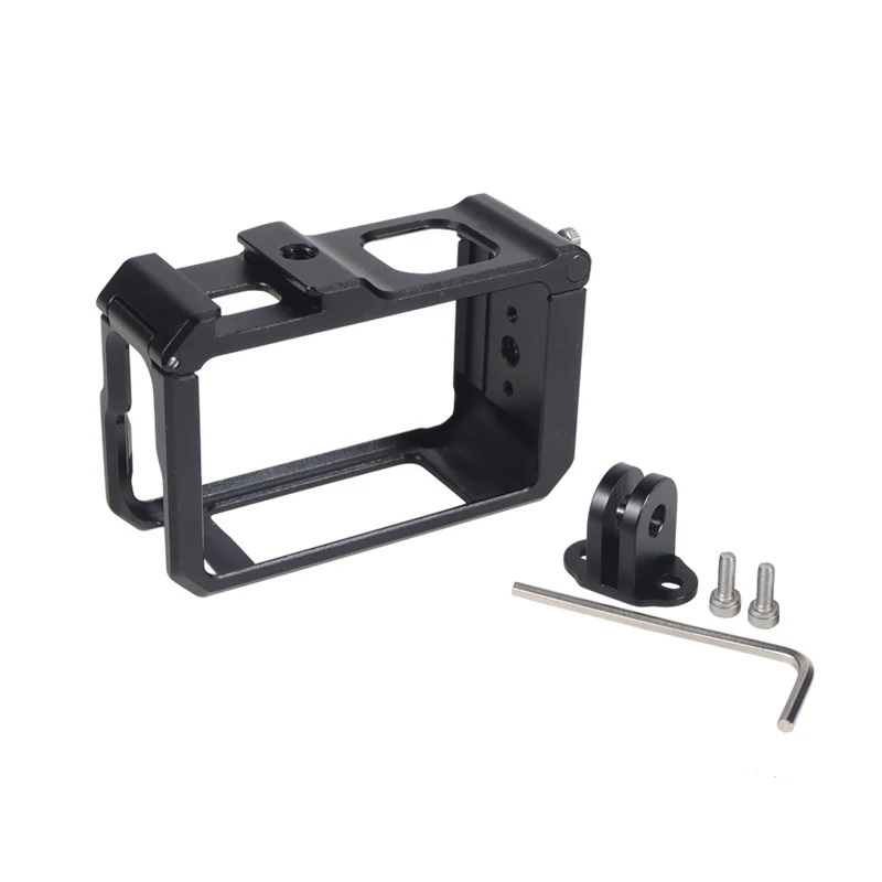 For DJI Osmo Action 3 4 5Pro Case Aluminum Frame Alloy Protector Shell Cage Folding Adapter For Dji 3 Action4 camera Accessories