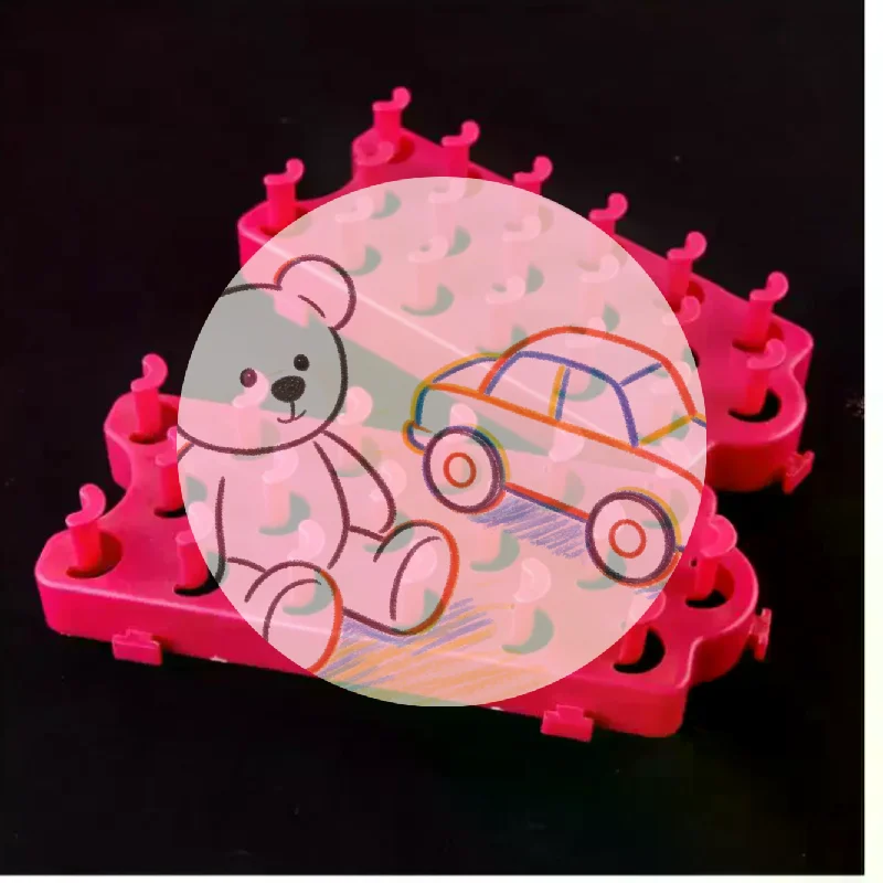 

Набор для рукоделия: 1 пара удлиненных вязальных рамок для браслетов, крючки, резинки для плетения, модный ткацкий станок для резинок ♥